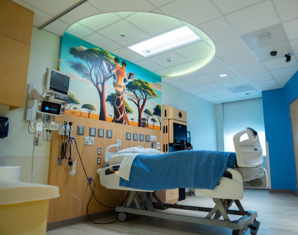 El Paso Children's Hospital patient room
