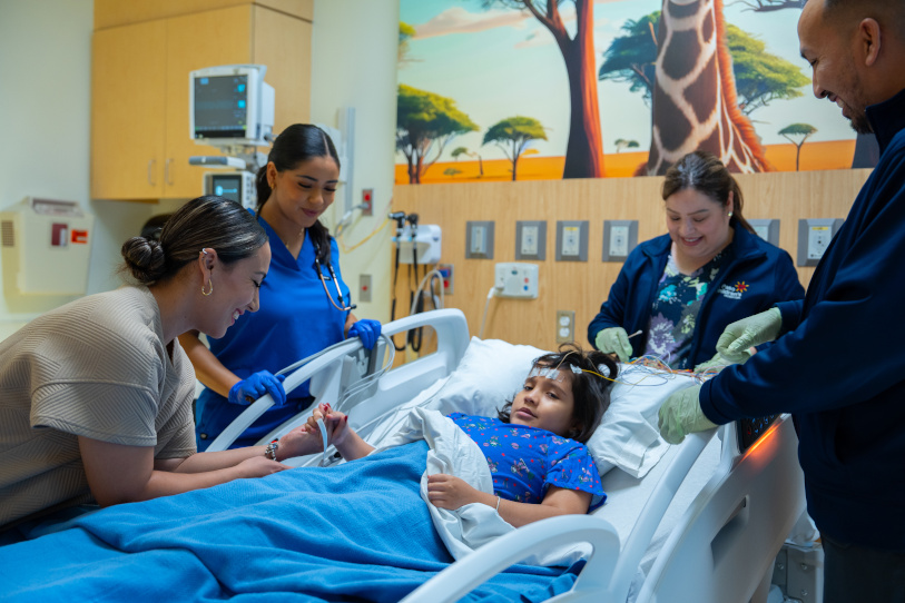 El Paso Children's Hospital interior 8th floor