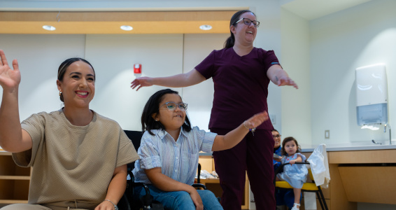 El Paso Children's Hospital patient with providers