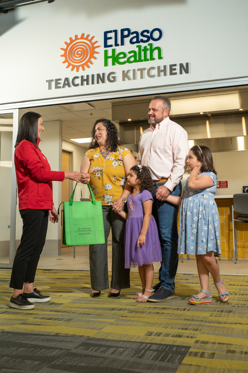 El Paso Health teaching kitchen